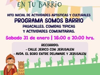 En sector El Boro, de Alto Hospicio, se realizará tradicional Tambo Andino, que contempla pasacalle, comidas típicas, integrando expresiones culturales