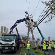 Iquique está entre las 10 ciudades con más postes chocados. 2,8 millones de clientes quedaron sin electricidad