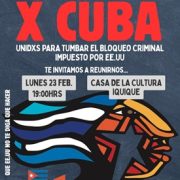 Convocatoria abierta para sumarse al Movimiento de Solidaridad con Cuba porque “defender Cuba es defender a la humanidad”   