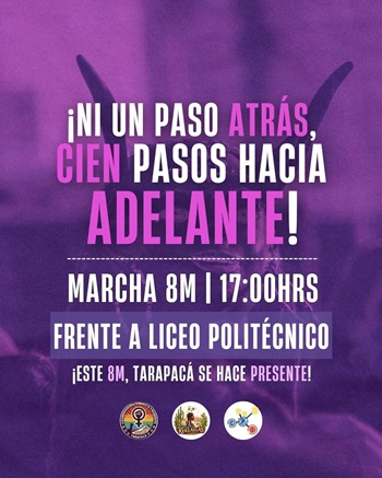 Manifiesto feminista en este 8M: Mujeres y disidencias siguen en la lucha histórica por la igualdad de derechos