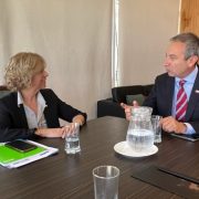 Delegada presidencial y comisionado dialogaron del Plan Escudo Fronterizo que se implementa en la macrozona norte