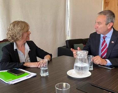 Delegada presidencial y comisionado dialogaron del Plan Escudo Fronterizo que se implementa en la macrozona norte
