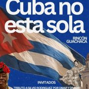 Ya se viene gran evento musical en solidaridad con pueblo cubano en el Rincón Guachaca. Lo recaudado será para compra de  remedios destinados a Cuba