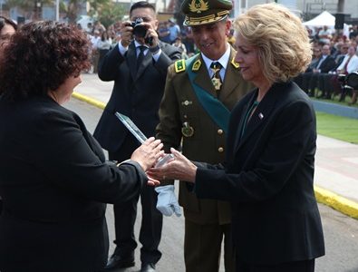Delegada  Presidencial de Tarapacá destacó labor de Carabineros en el 99 aniversario institucional