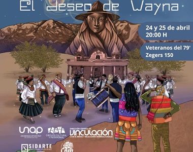 Obra teatral con identidad aymara se presenta en la Sala Veteranos del 79 este viernes 24 y sábado 25.