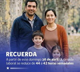Este domingo 26 de abril comenzará a aplicarse una nueva etapa de la Ley 21.561, que beneficiará a miles de trabajadores y trabajadoras del país.