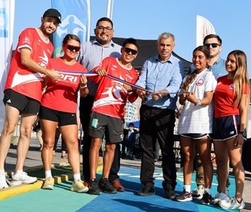 Municipalidad de Iquique a la vanguardia: Entrega a la comunidad primera trotavía costera con caucho en Chile. Extensión de tres kilómetros