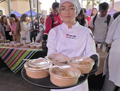 “Día de la Comida Chilena” en jornada gastronómica de INACAP, con variedad de platos nortinos,  pasando por la pampa, oasis y la cocina andina