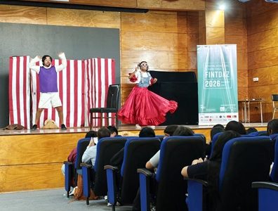 FINTDAZ se presentó en celebración del Día del Libro de la Unap en Pozo Almonte. Se realizaron funciones de obras de Compañías locales