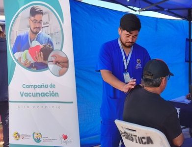 La Salud Municipal  de Alto Hospicio mantiene puntos de vacunación contra influenza, COVID-19 y Neumo 23, en distintos puntos