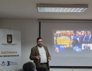 Doctorado en Ciencias Sociales UTA: Académico uruguayo analiza los cambios políticos que reconfiguran el escenario global