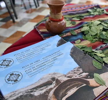 Quipisca lanza su «Plan de Desarrollo Territorial con Identidad Cultural” para orientar decisiones y fortalecer la gestión comunitaria