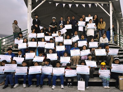 ITI, Armada y Lancheros premiaron a 55 alumnos ganadores de concurso de dibujo y cuentos cortos