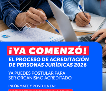Servicio Nacional de Reinserción Social Juvenil inicia proceso de acreditación de organismos para ejecutar programas en el medio libre
