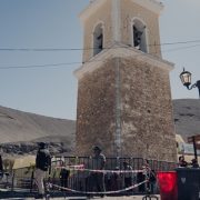 Antes del inicio de la Fiesta del “Lolo”, se inician obras para la protección del campanario de la Iglesia de San Lorenzo de Tarapacá