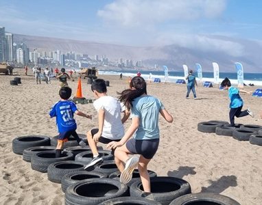 Iquique promueve la vida saludable con masiva jornada de CrossFit familiar organizada por SENDA Previene Iquique