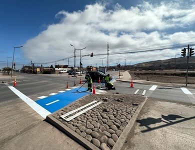 En periodo de vacaciones de invierno, Municipio de Alto Hospicio fortalece seguridad vial en torno a los establecimientos educacionales
