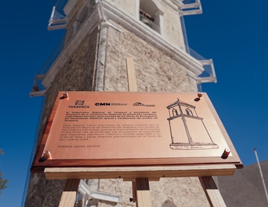 A días de la Fiesta de San Lorenzo entregan obras de emergencia que resguardan histórico campanario y garantizar condiciones de seguridad a peregrinos