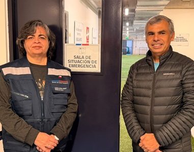  Inspeccionan espacio destinado por la IMI, para que funciones futuras salas de situación de emergencia o desastre